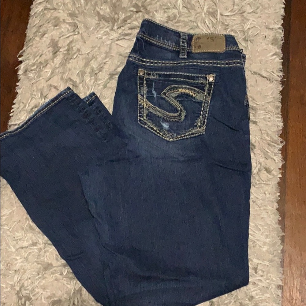 Plus Silver jeans